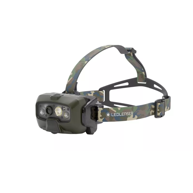 Ledlenser HF8R Core RGB Camouflage - Linterna frontal LED, verde
