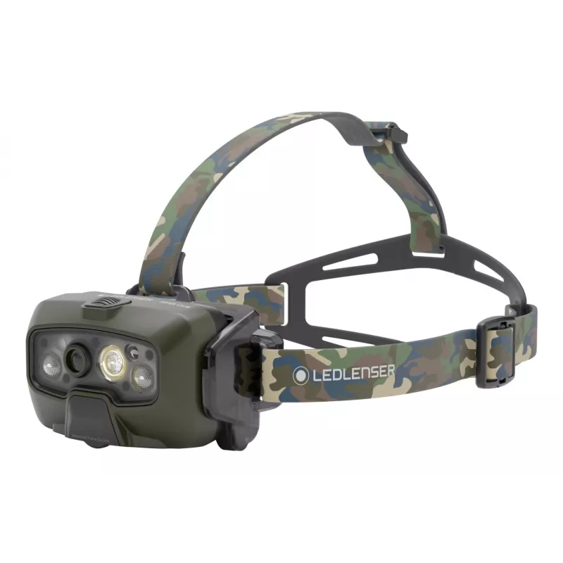 Ledlenser HF8R Core RGB Camouflage - Linterna frontal LED, verde