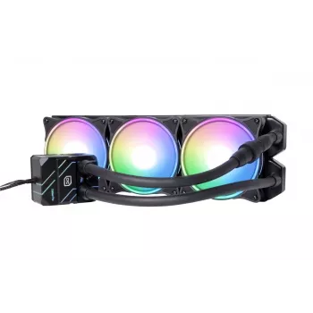 Alphacool Eisbaer Pro Aurora 360 refrigeración líquida todo en uno para procesador 12 cm negro, blanco 1 ud.
