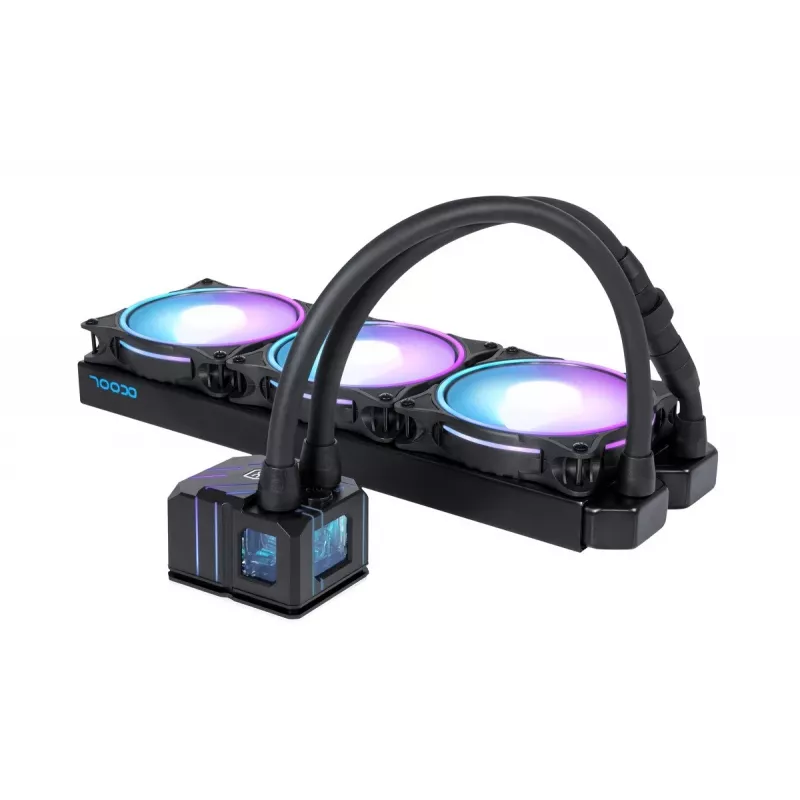 Alphacool Eisbaer Pro Aurora 360 refrigeración líquida todo en uno para procesador 12 cm negro, blanco 1 ud.