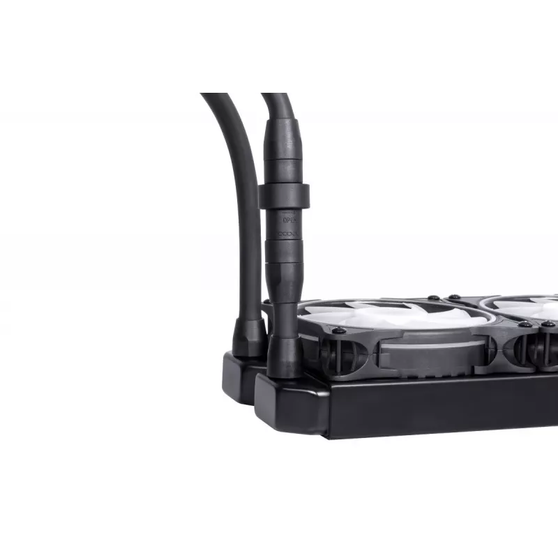 Alphacool Eisbaer Pro Aurora 360 refrigeración líquida todo en uno para procesador 12 cm negro, blanco 1 ud.