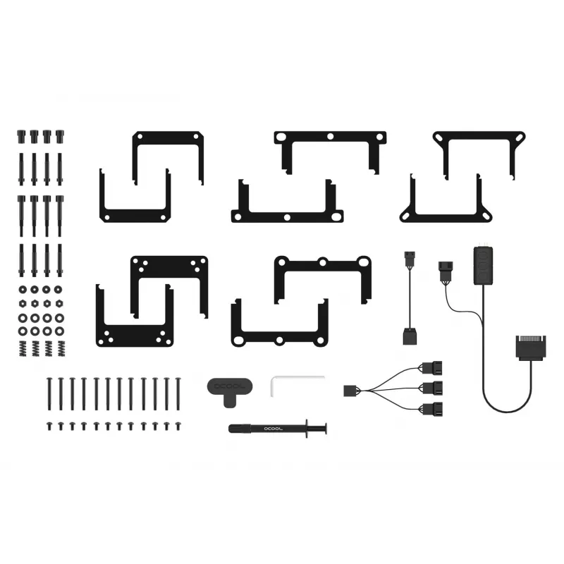 Alphacool Eisbaer Pro Aurora 360 refrigeración líquida todo en uno para procesador 12 cm negro, blanco 1 ud.