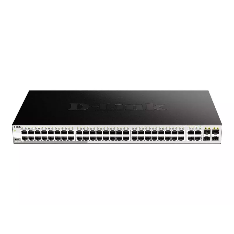 Switch D-Link 48 puertos Gigabit Smart Managed con 4 puertos combo 1000BASE-T/SFP