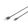 Cable Datalogic, Micro-USB, cable Micro-USB cliente, a un PC como cliente para base de acoplamiento o dispositivo Datalogic, 2 m (94A051968)