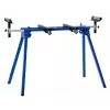 Soporte para sierra de ingletar Scheppach UMF1550, soporte metálico de 4 patas, capacidad de carga máx. 150 kg, longitud máx. 194,5 cm, tamaño 950×540×810 mm, negro