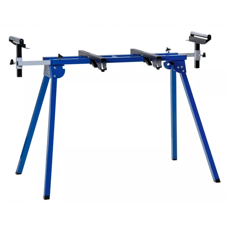 Soporte para sierra de ingletar Scheppach UMF1550, soporte metálico de 4 patas, capacidad de carga máx. 150 kg, longitud máx. 194,5 cm, tamaño 950×540×810 mm, negro