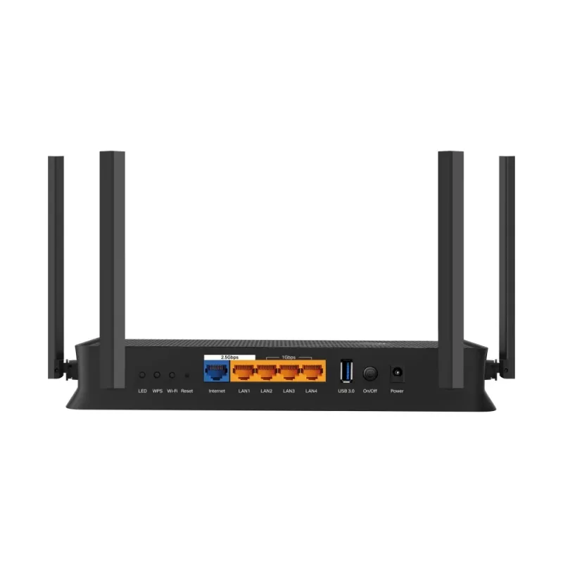 Router Wi-Fi TP-Link Archer BE3600 2,5 Gigabit Ethernet dual band (2,4 GHz / 5 GHz) negro