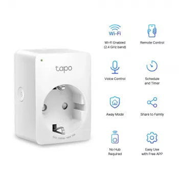 Enchufe inteligente Wi-Fi mini TP-Link Tapo