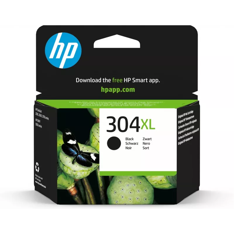 Cartucho de tinta original HP 304XL negro