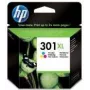 Cartucho de tinta original HP 301XL tricolor de alto rendimiento