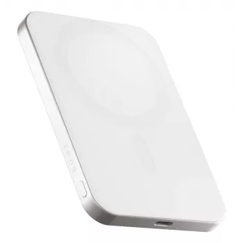 ZENS Pro 1 fino 5000 mAh Carga inalámbrica Blanco