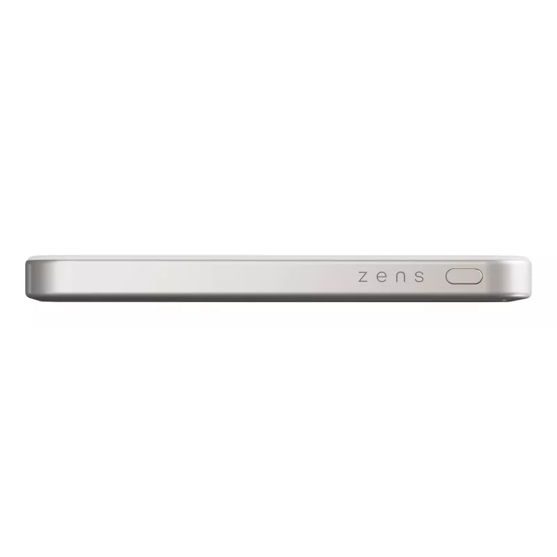 ZENS Pro 1 fino 5000 mAh Carga inalámbrica Blanco
