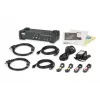 ATEN Switch KVMP™ 2 puertos USB 3.1 Gen 1 4K DisplayPort 1.2 con audio (cable KVM incluido)
