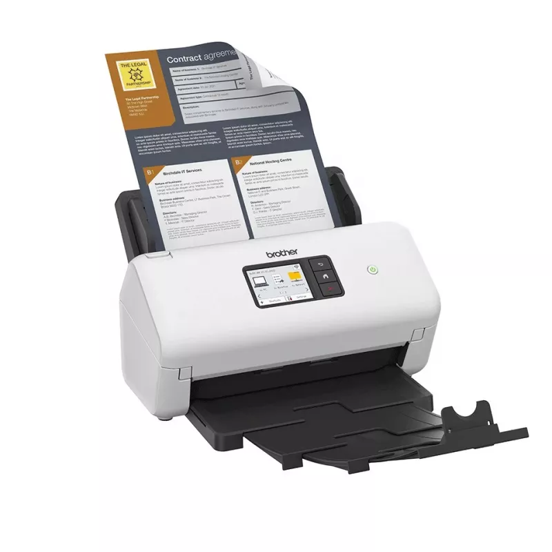 Escáner ADF Brother ADS-4500W 600 x 600 DPI A4 Negro Blanco