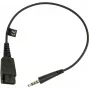 GN Jabra Jabra - Adaptador de auriculares - conector macho mini a Quick Disconnect macho - para SPEAK 410, 410 MS (8800-00-99)