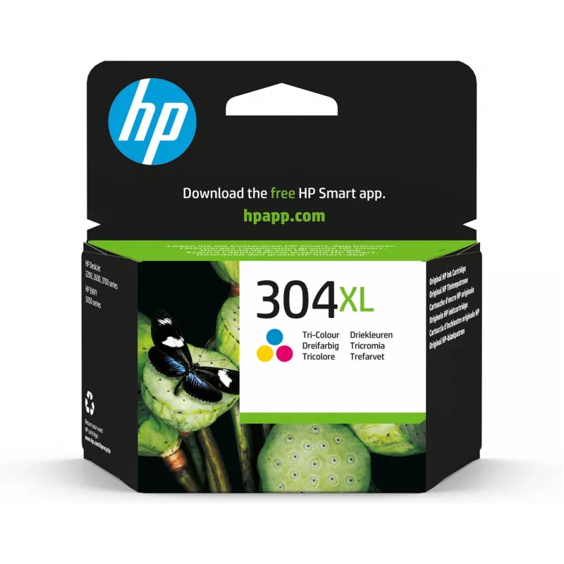 Cartucho de tinta HP 304XL Tricolor Original