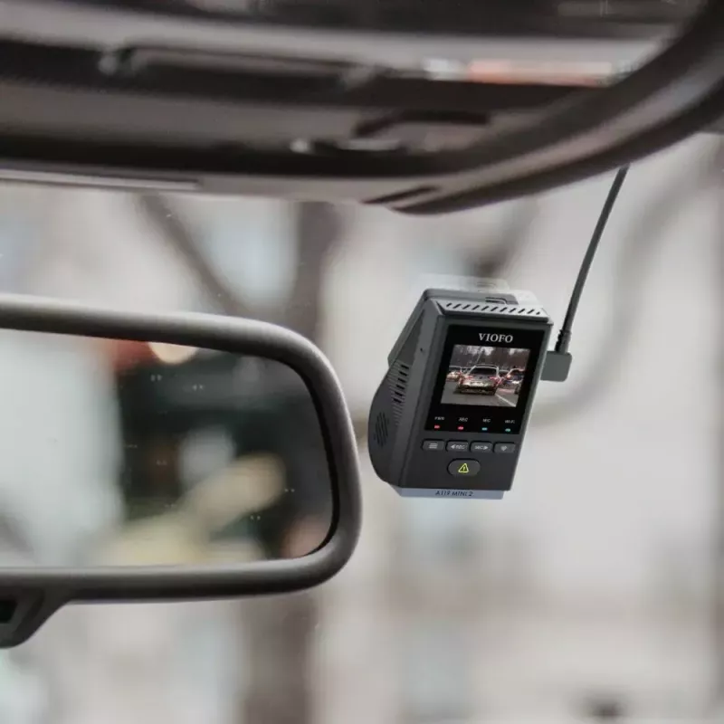 Dashcam VIOFO A119 MINI 2-G GPS – 1 canal Quad HD 2560×1440, Sony STARVIS 2 IMX675, 60 fps, 140° F1.6, GPS, Wi‑Fi, Dual‑Band, modo aparcamiento