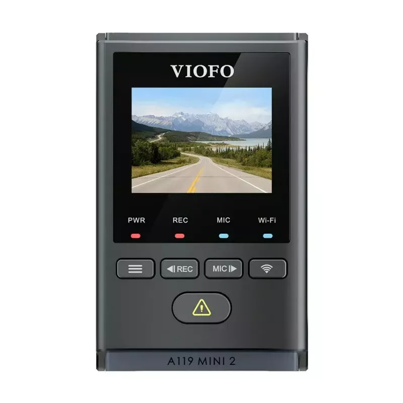 Dashcam VIOFO A119 MINI 2-G GPS – 1 canal Quad HD 2560×1440, Sony STARVIS 2 IMX675, 60 fps, 140° F1.6, GPS, Wi‑Fi, Dual‑Band, modo aparcamiento