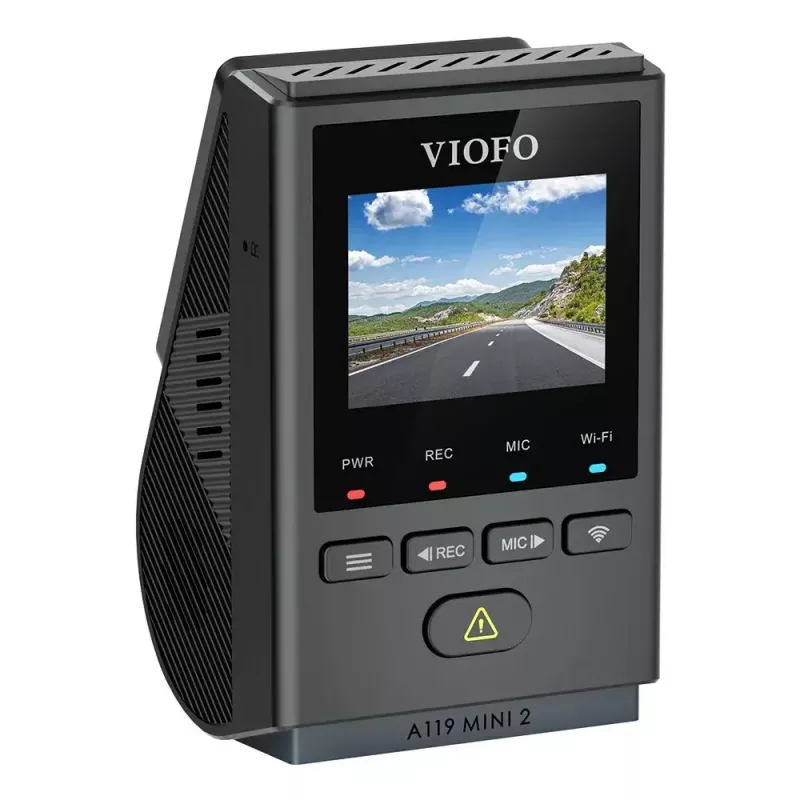 Dashcam VIOFO A119 MINI 2-G GPS – 1 canal Quad HD 2560×1440, Sony STARVIS 2 IMX675, 60 fps, 140° F1.6, GPS, Wi‑Fi, Dual‑Band, modo aparcamiento