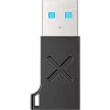 Adaptador Unitek USB-C a USB-A A1049ABK01 — negro, adaptador compacto USB-C (conector hembra) a USB-A (conector macho)