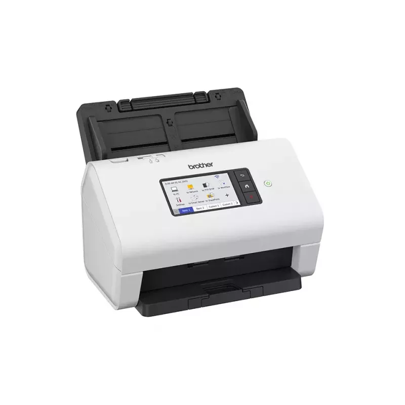 Escáner ADF + alimentación Brother ADS-4900W 600 x 600 DPI A4 Negro Blanco
