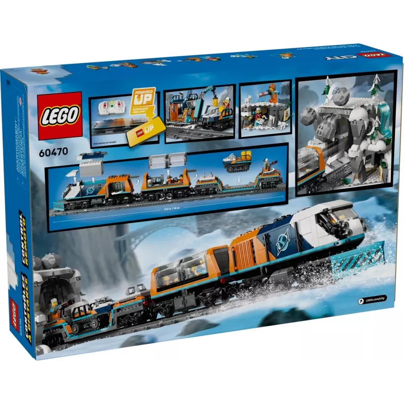 LEGO CITY 60470 Tren Arctic Polar Express de exploración