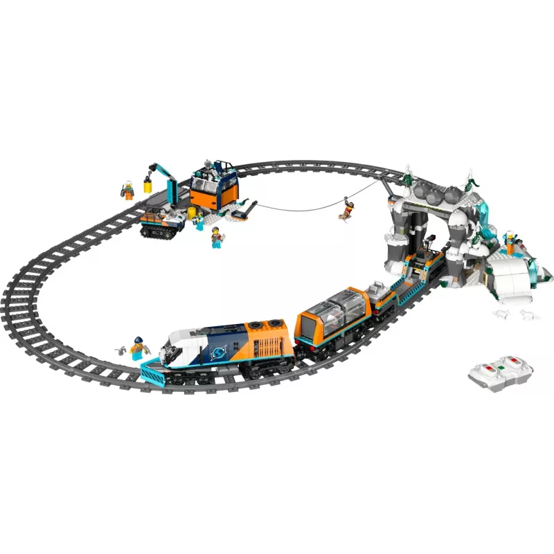 LEGO CITY 60470 Tren Arctic Polar Express de exploración