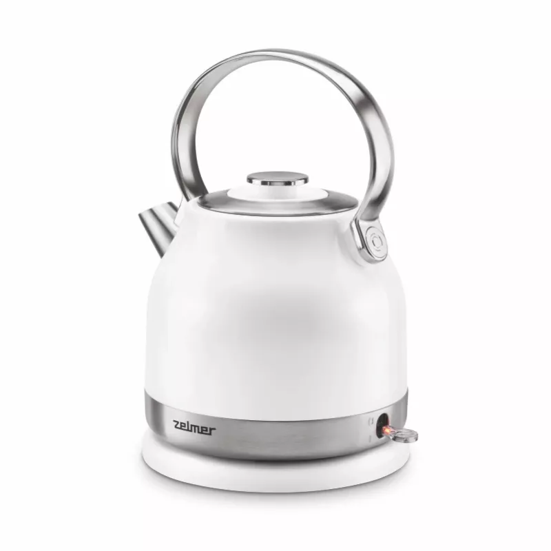 Hervidor de agua Zelmer ZCK7940 1,5 L 2200 W acero inoxidable, blanco