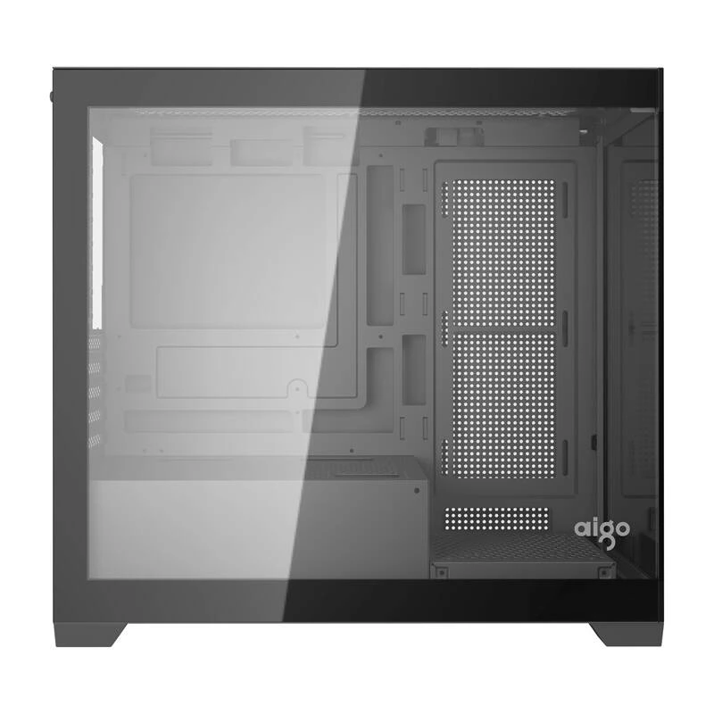 Caja de ordenador Darkflash C218M + 6 ventiladores ARGB (negro)