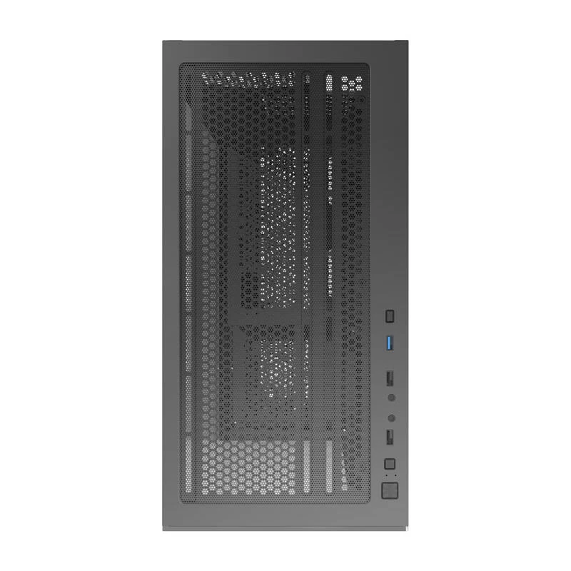 Caja de ordenador Darkflash C218M + 6 ventiladores ARGB (negro)