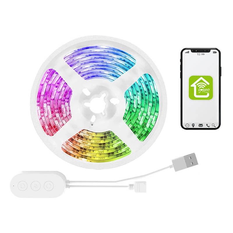 Tira de luz LED RGB WiFi inteligente Gosund SL1 (2,8m), Tuya