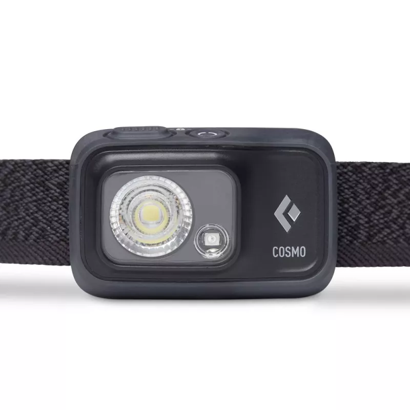Black Diamond Cosmo 350 negro, oliva linterna frontal