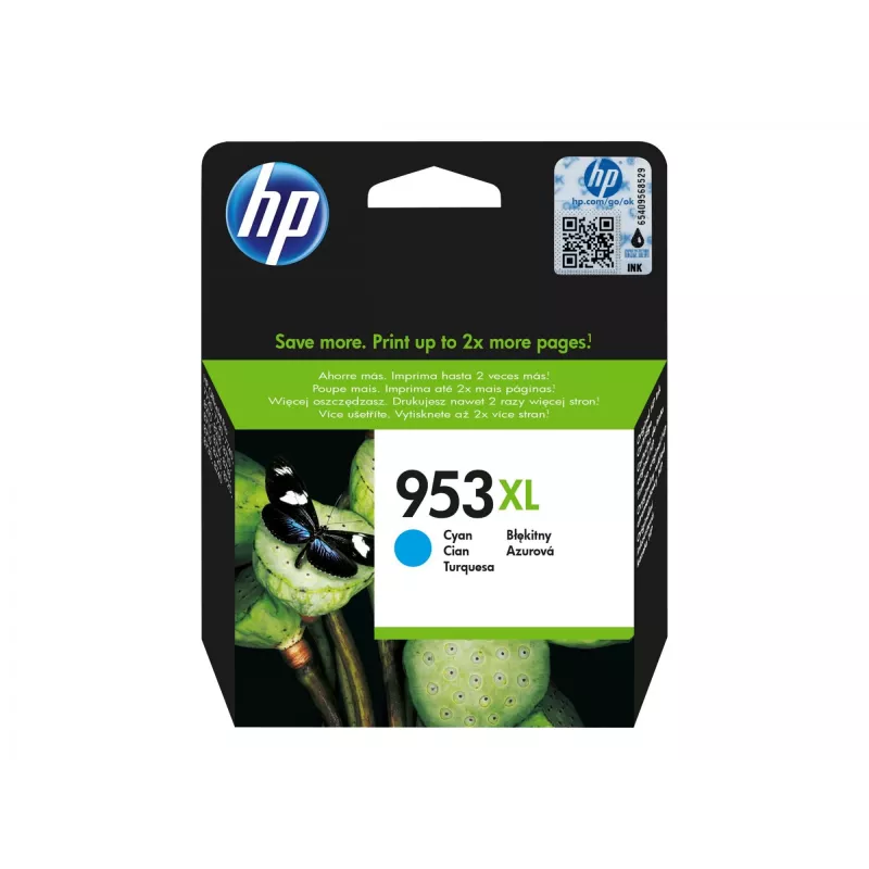 Cartucho de tinta HP 953XL F6U16AE cian