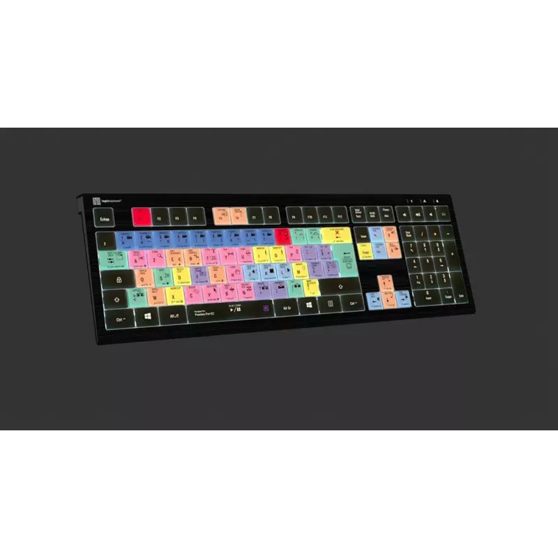 Logickeyboard Adobe Premiere Pro CC ASTRA 2 teclado con retroiluminación francés (LKB-PPROCC-A2PC-FR)