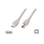 Logilink cable de conexión USB 2.0 USB-A a USB-B conector macho USB A conector macho USB B