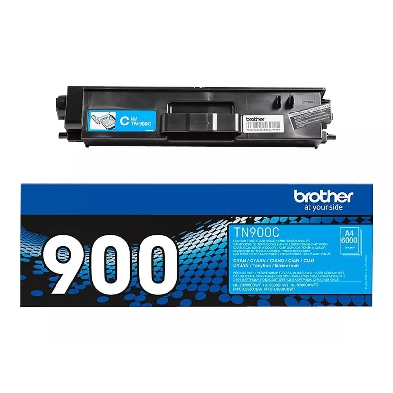 Tóner Brother TN 900C cian 6000 páginas