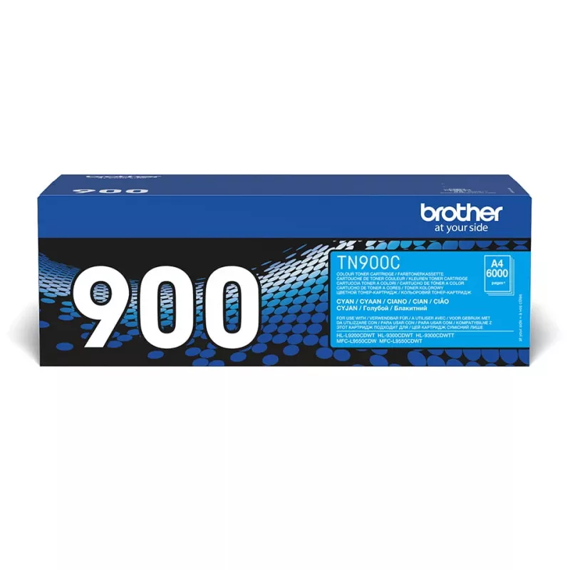 Tóner Brother TN 900C cian 6000 páginas