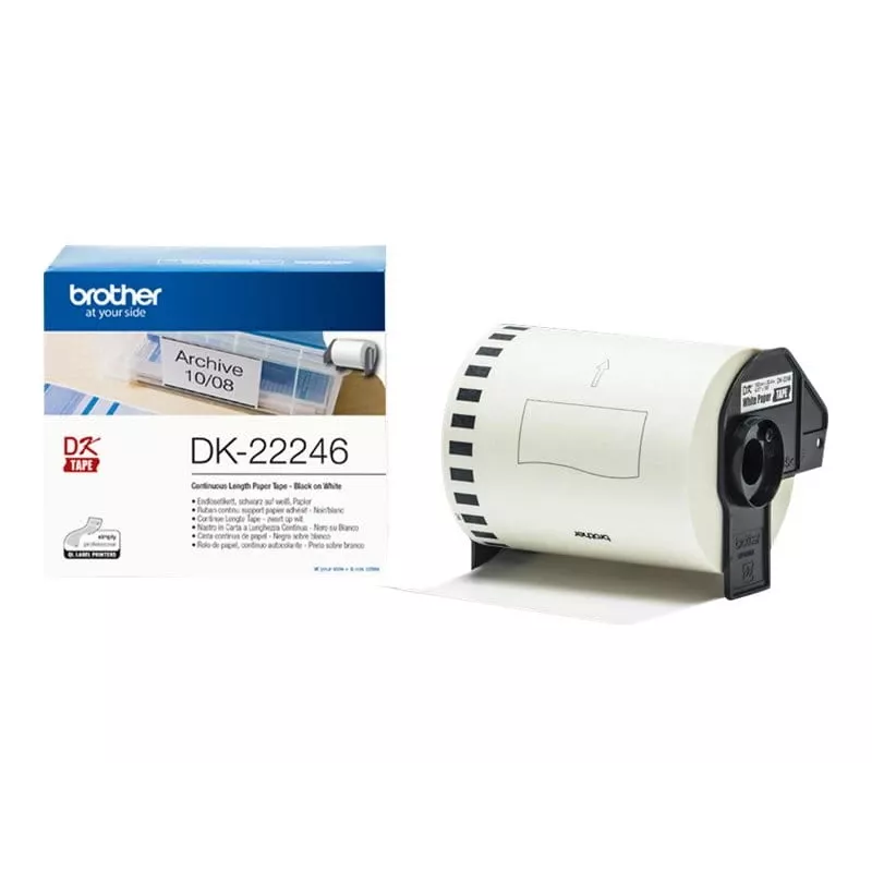 Cinta de etiquetar Brother DK-22246