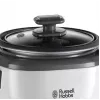 Russell Hobbs 27020-56 Mini arrocera, 0,4 L, negro/blanco