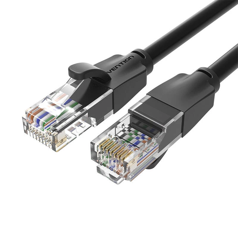 Cable de red UTP-CAT6-Vention IBEBN RJ45 Ethernet 1000Mbit/s 15m (negro)