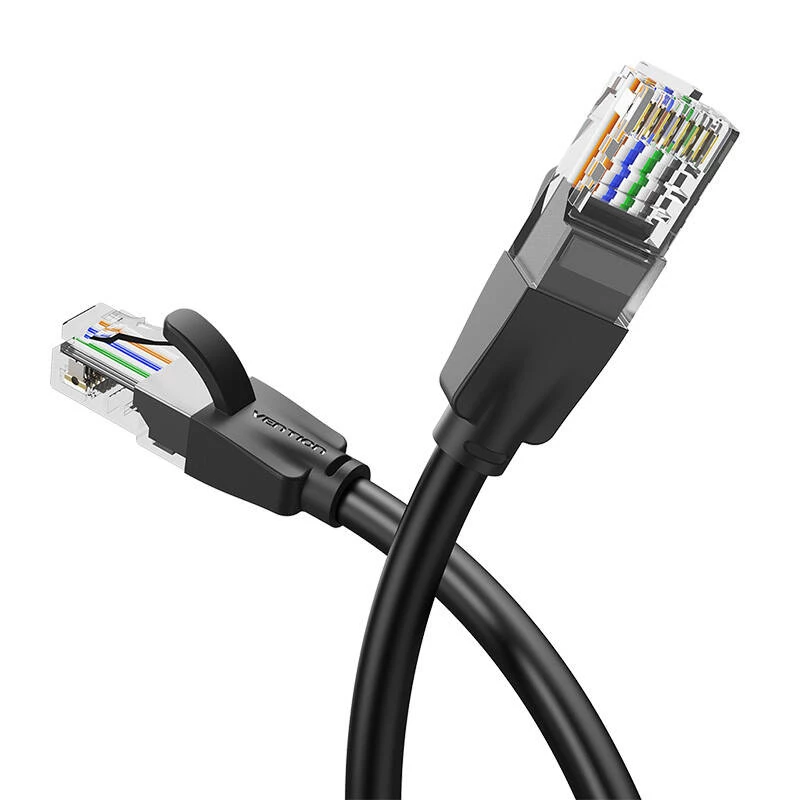 Cable de red UTP-CAT6-Vention IBEBN RJ45 Ethernet 1000Mbit/s 15m (negro)