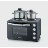 Severin TO 2073 XXL Mini horno 60 L 2200 W negro grill