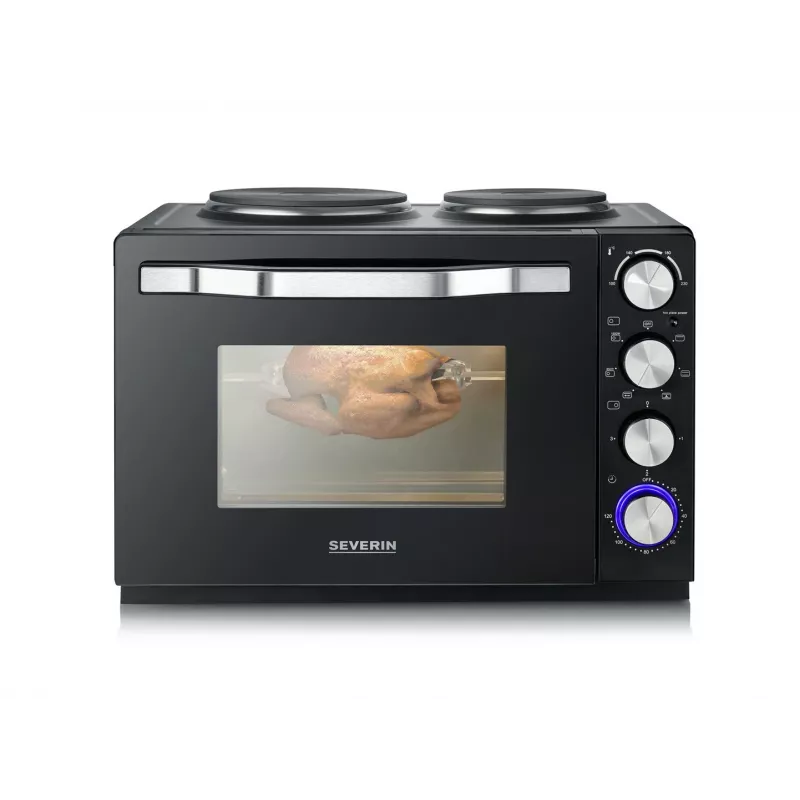 Severin TO 2073 XXL Mini horno 60 L 2200 W negro grill