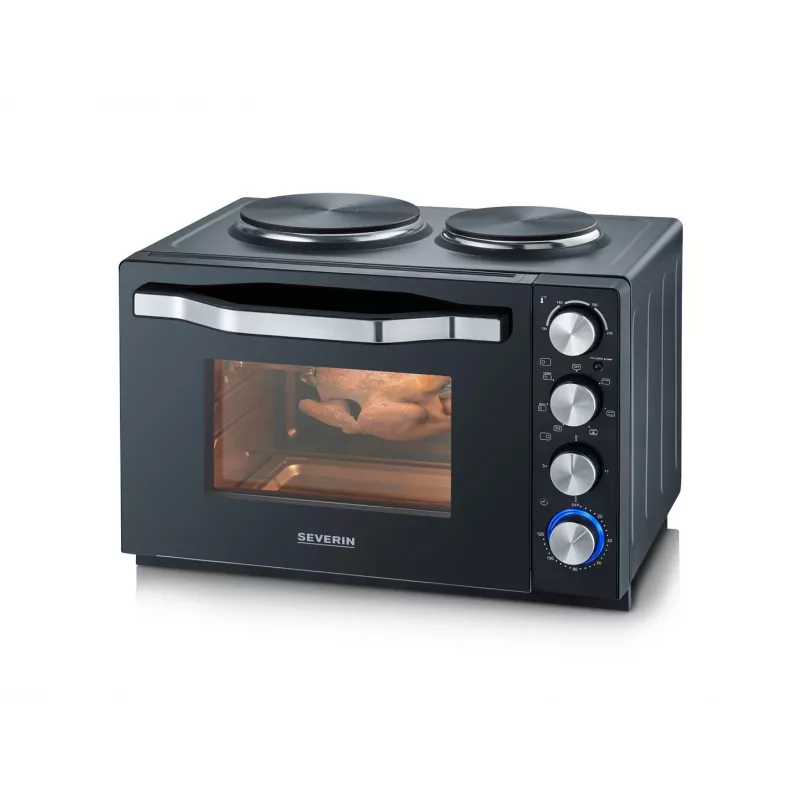 Severin TO 2073 XXL Mini horno 60 L 2200 W negro grill