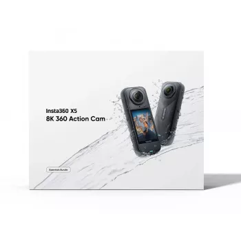 Insta360 X5 Bundle Cámara de acción deportiva 72 MP 8K Ultra HD 360°