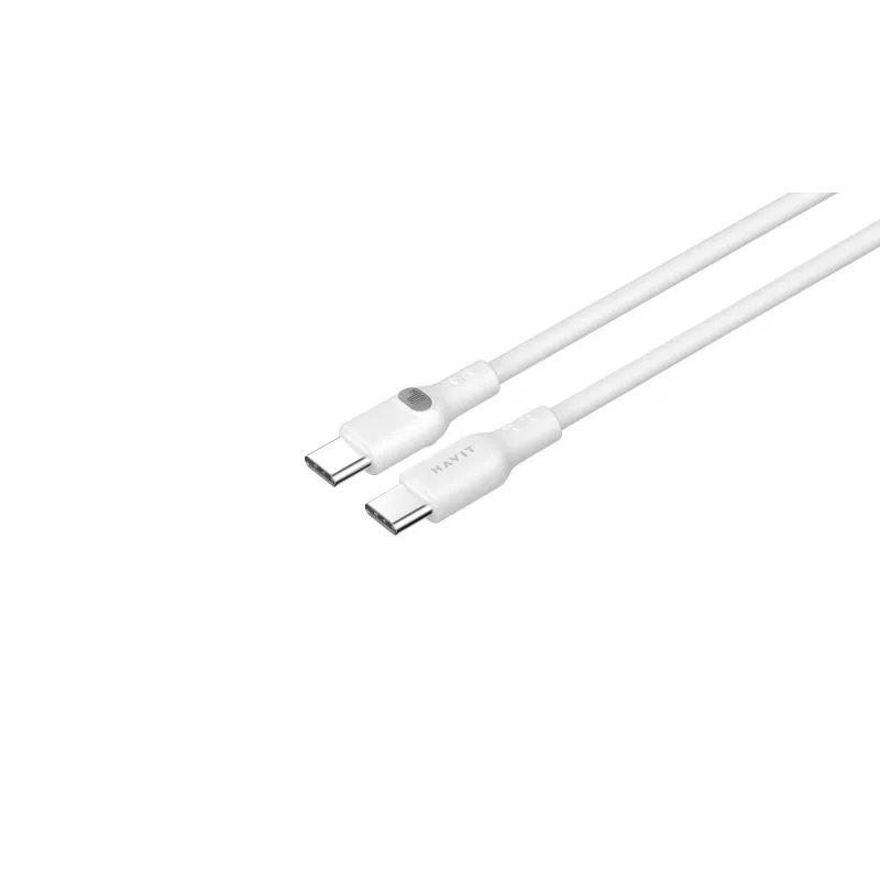 Cable USB Type-C a USB Type-C Havit CB6280 1m blanco