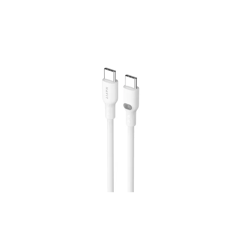 Cable USB Type-C a USB Type-C Havit CB6280 1m blanco