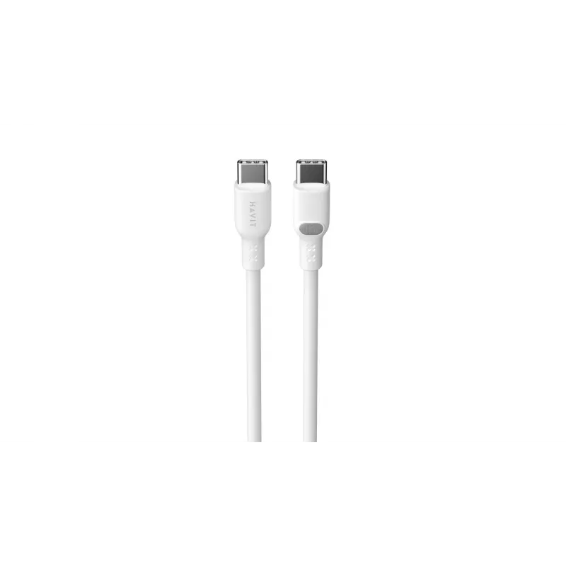 Cable USB Type-C a USB Type-C Havit CB6280 1m blanco