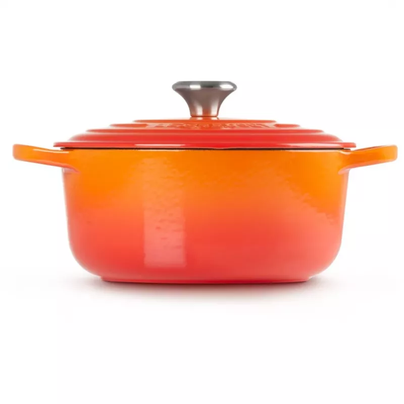 Le Creuset Signature Olla de asar 22 cm rojo