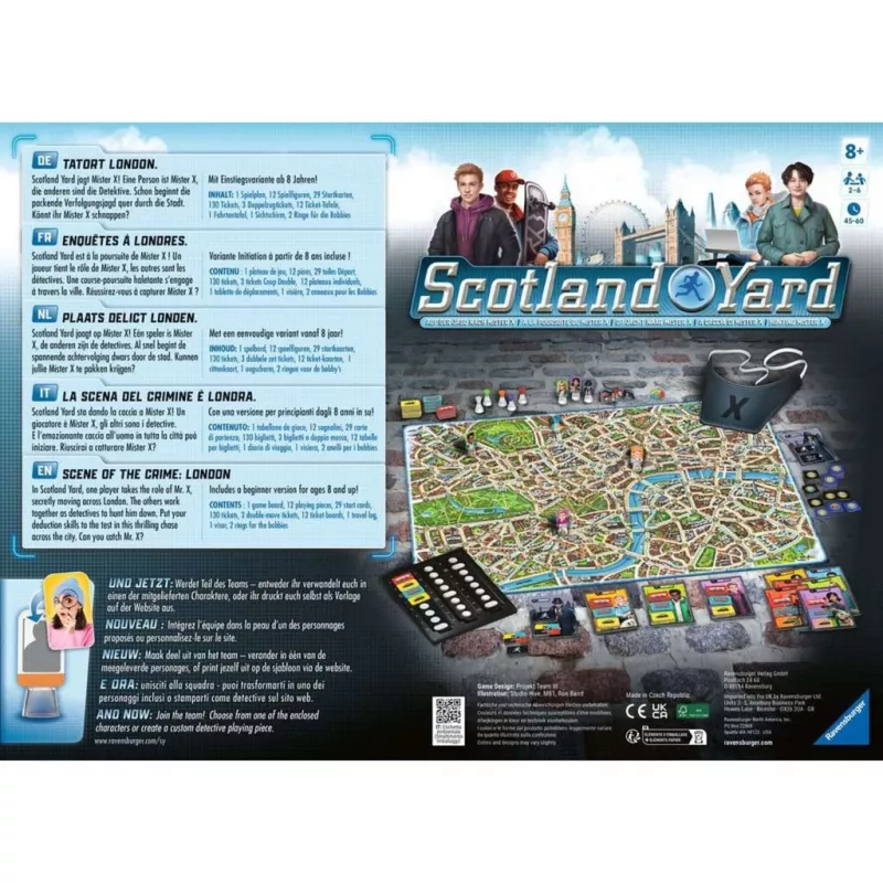 Juego de mesa Ravensburger Scotland Yard